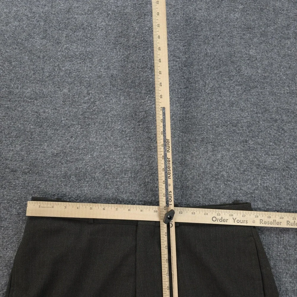 Vintage Polo Ralph Lauren Pants Mens 35x32 Brown Herringbone‎ Wool Tweed Slacks